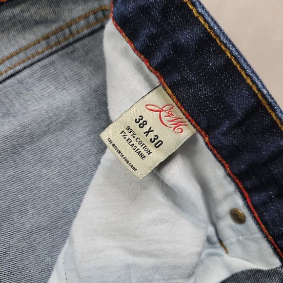 Johnston & Murphy Jeans Blue Dark Wash Mens 38X30 Denim Stretch Regular Casual - Picture 8 of 11